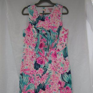 Lilly Pulitzer 4 NWT Mila Stretch Shift Dress Via Flora